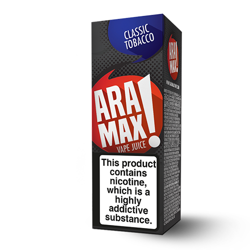 Aramax Liquids - Classic Tobacco (10ml) Cheap Quality Eliquid, Vape Juice. Zapp Vape Cardiff UK. Zapp Ecigs Cardiff UK. 5 for £9.99