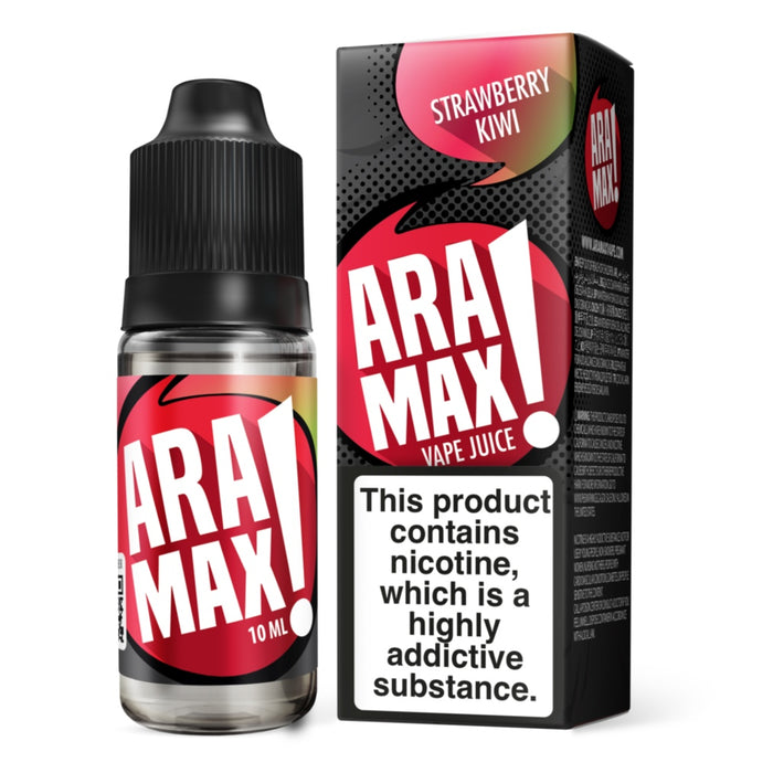 Aramax Liquids - Strawberry Kiwi (10ml) Cheap Quality Eliquid, Vape Juice. Zapp Vape Cardiff UK. Zapp Ecigs Cardiff UK. 5 for £9.99