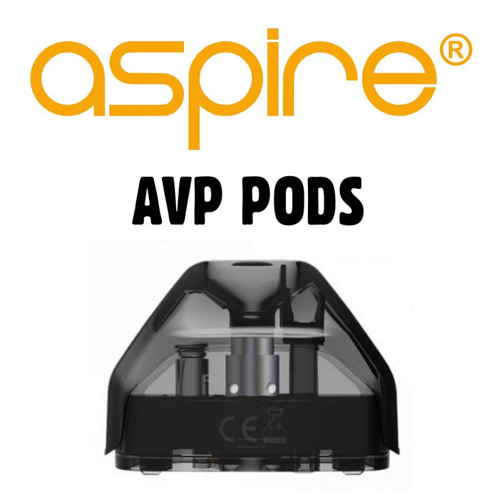 Aspire AVP Replacement Pods 2 Pack Zapp Ecigs Aspire AVP Replacement Pods 2 Pack Zapp Ecigs