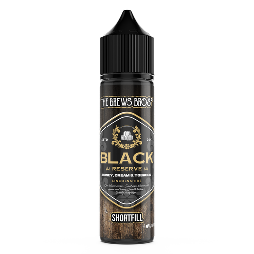 Black Reserve Eliquid 50ml By The Brew Bros (Nicotine not included)            - Cheap Quality Eliquid, Vape Juice. Zapp Vape Cardiff UK. Zapp Ecigs Cardiff UK.  E-cigs Cardiff. Vaping Cardiff