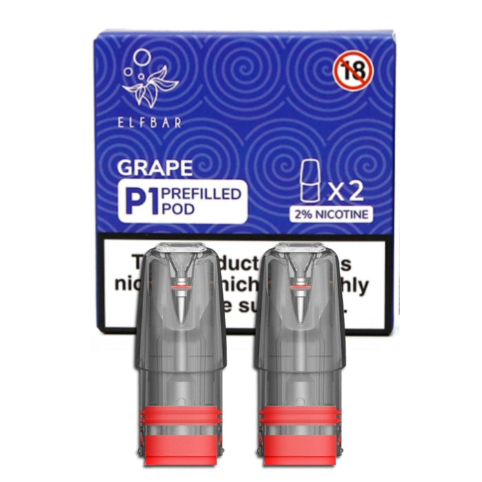 Grape - Elf Bar Mate P1 Pods (2 Pack)
