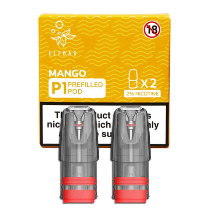 Mango - Elf Bar Mate P1 Pods (2 Pack)