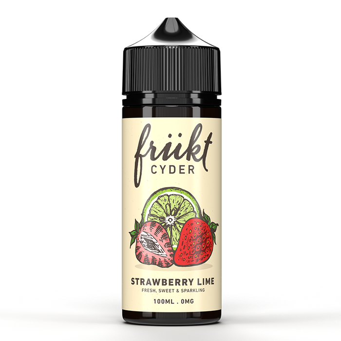 Frukt Cyder Strawberry & Lime 100ml  (Nicotine not included)