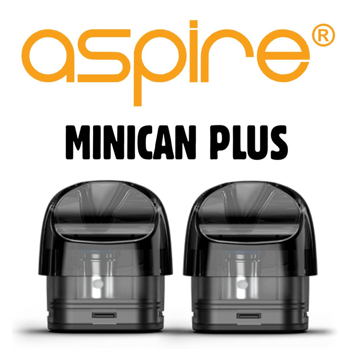 Aspire Minican Plus 0.8ohm or 1.2ohm Pods - 2 Pack