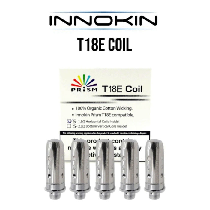 Innokin Endura Prism T18E & T22E Coils 1.5 ohm (5 Pack)