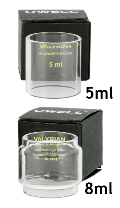 Uwell Valyrian - Replacement Glass 5ml & 8ml Bubble Glass ( NOT COMPATIBLE WITH VALYRIAN 2 PRO )