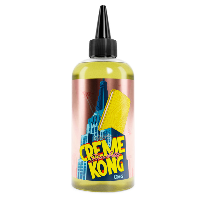 STRAWBERRY Creme Kong By Joes Juice - 200ml Shortfill. (Nicotine not included)