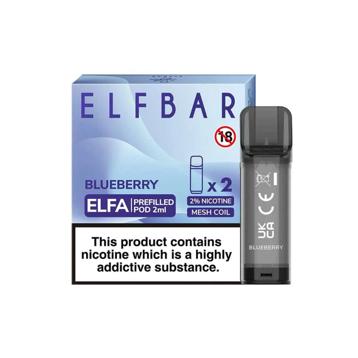 ELFA Blueberry Pods (2 Pack) By Elf Bar