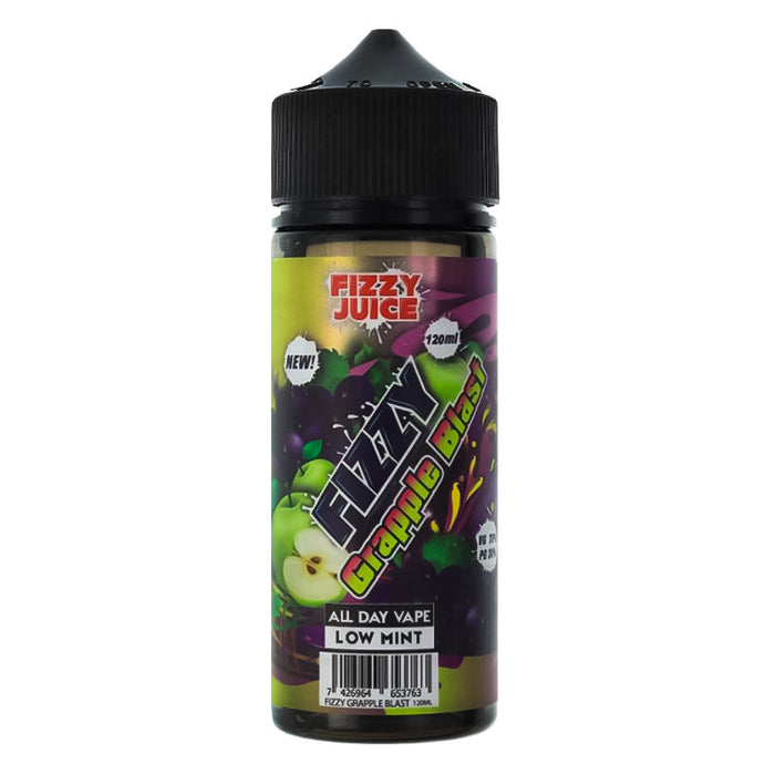 Fizzy Grapple Blast E-Liquid 100ml Shortfill by Mohawk & Co (Nicotine not included)