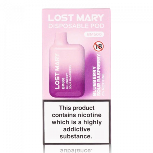 Blueberry Sour Raspberry | Lost Mary Disposable Pod Device 20MG