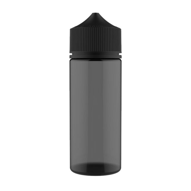 Empty 120ml PET E-Liquid Bottles By Chubby Gorilla (Black)