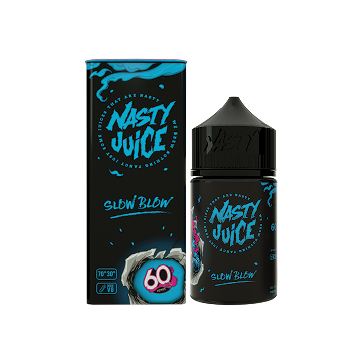 Nasty Juice - Slow Blow Eliquid - 50ml (Nicotine not included)     - Cheap Quality Eliquid, Vape Juice. Zapp Vape Cardiff UK. Zapp Ecigs Cardiff UK.  E-cigs Cardiff. Vaping Cardiff