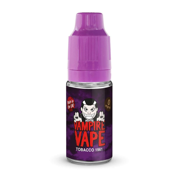 Tobacco 1961 10ml by Vampire Vape. Any 5 for £14.99