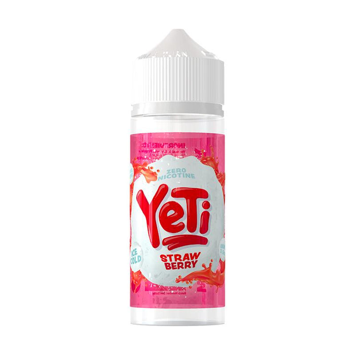 Ice Cold Strawberry By Yeti 100ml (Nicotine not included)