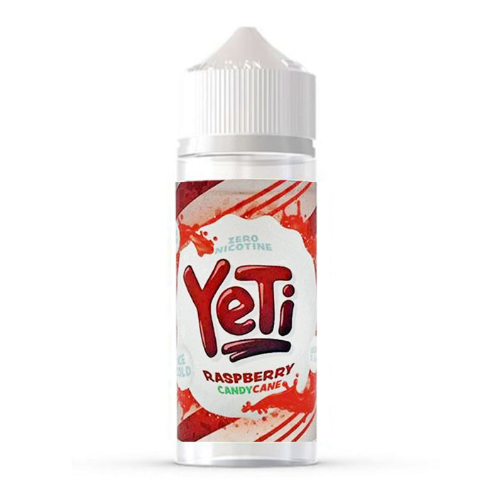 Raspberry Candy Cane By Yeti 100ml (Nicotine not included)